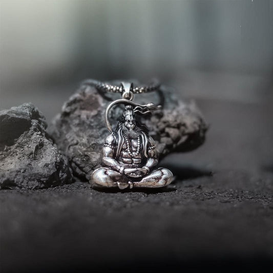 Hanuman Mudra Pendant With Chain