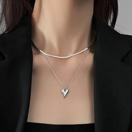 Double Layered Love Pendant