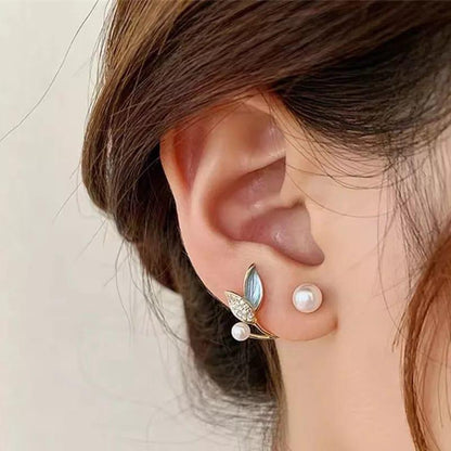 Leaf Stud Earrings