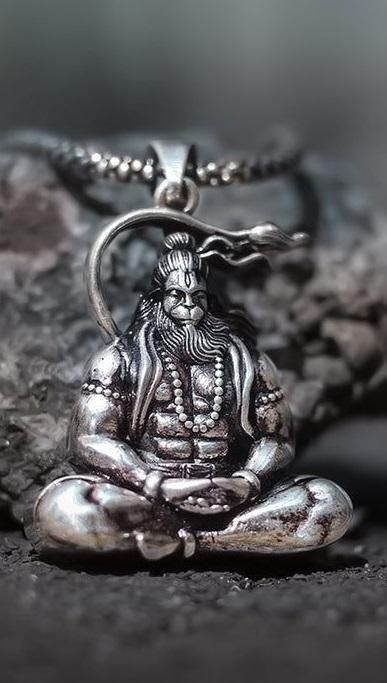 Hanuman Mudra Pendant With Chain